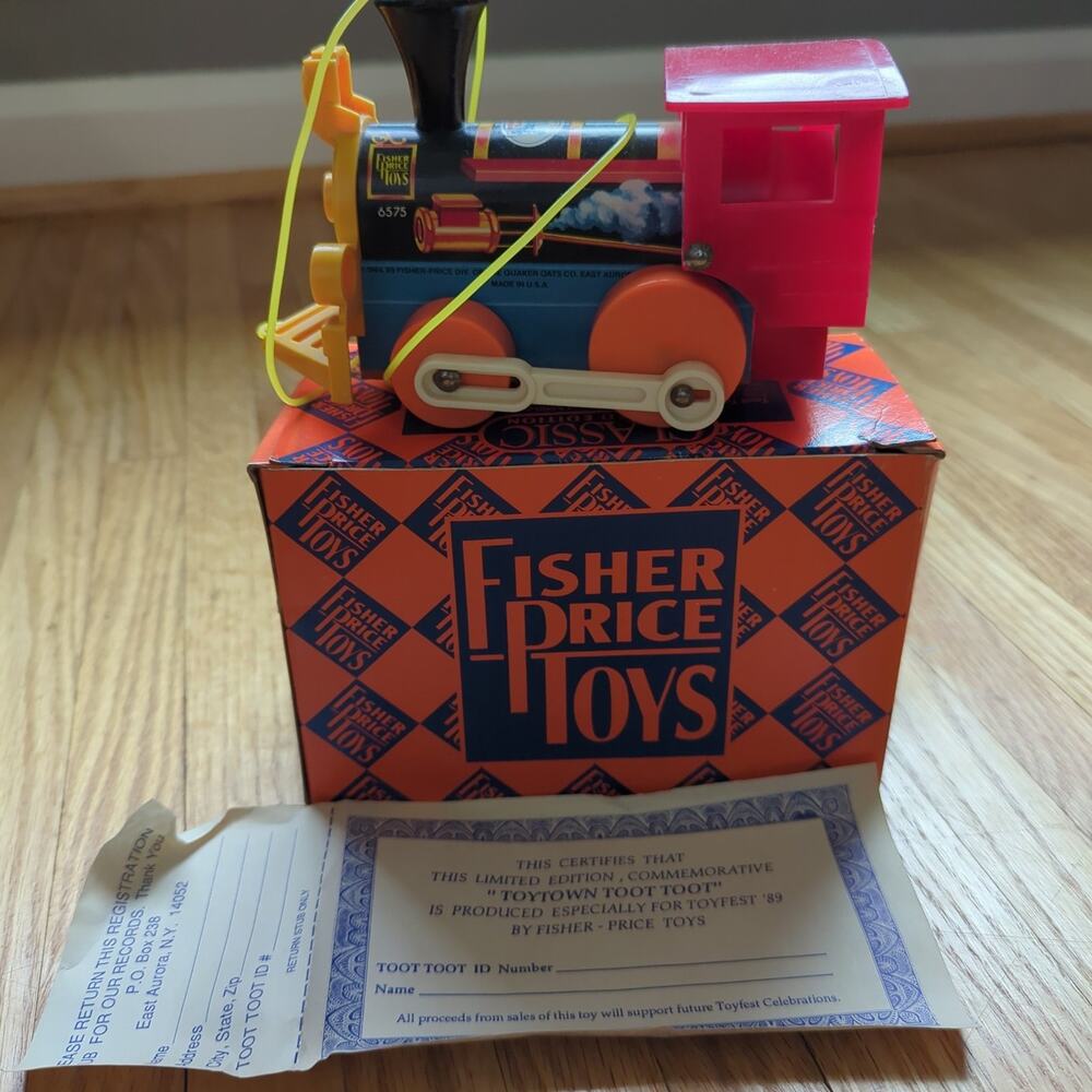 #6575 Toot Toot Fisher Price Collectable Toy